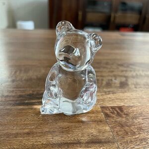 Princess House Crystal Bear Figurine
